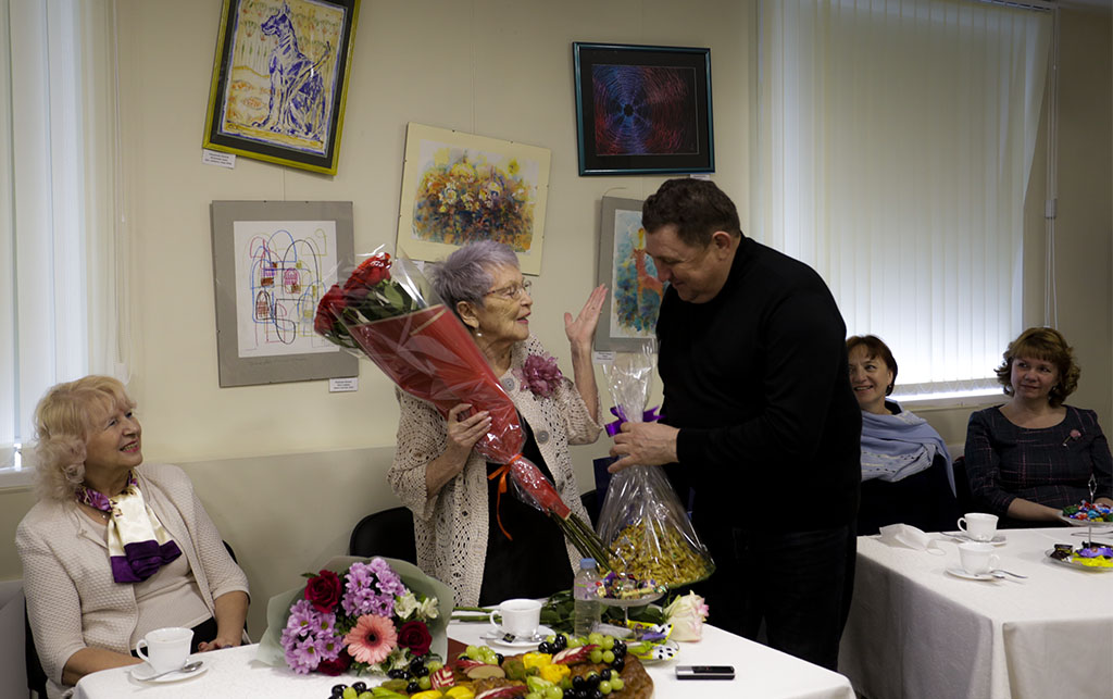 Первый директор городского музея Раиса Паутова  отметила свой 90- летний юбилей